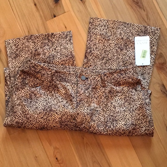 Jupe Double Imprimé Dana Buchman – Taille 8, Longueur Genou – Multi-couleur, Coton/rayon – Occasion Très Bon état